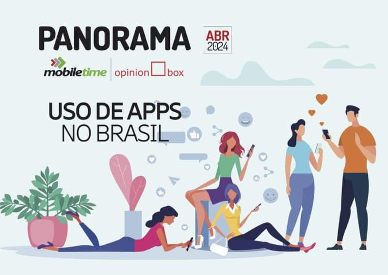 Pesquisa de uso de apps no Brasil