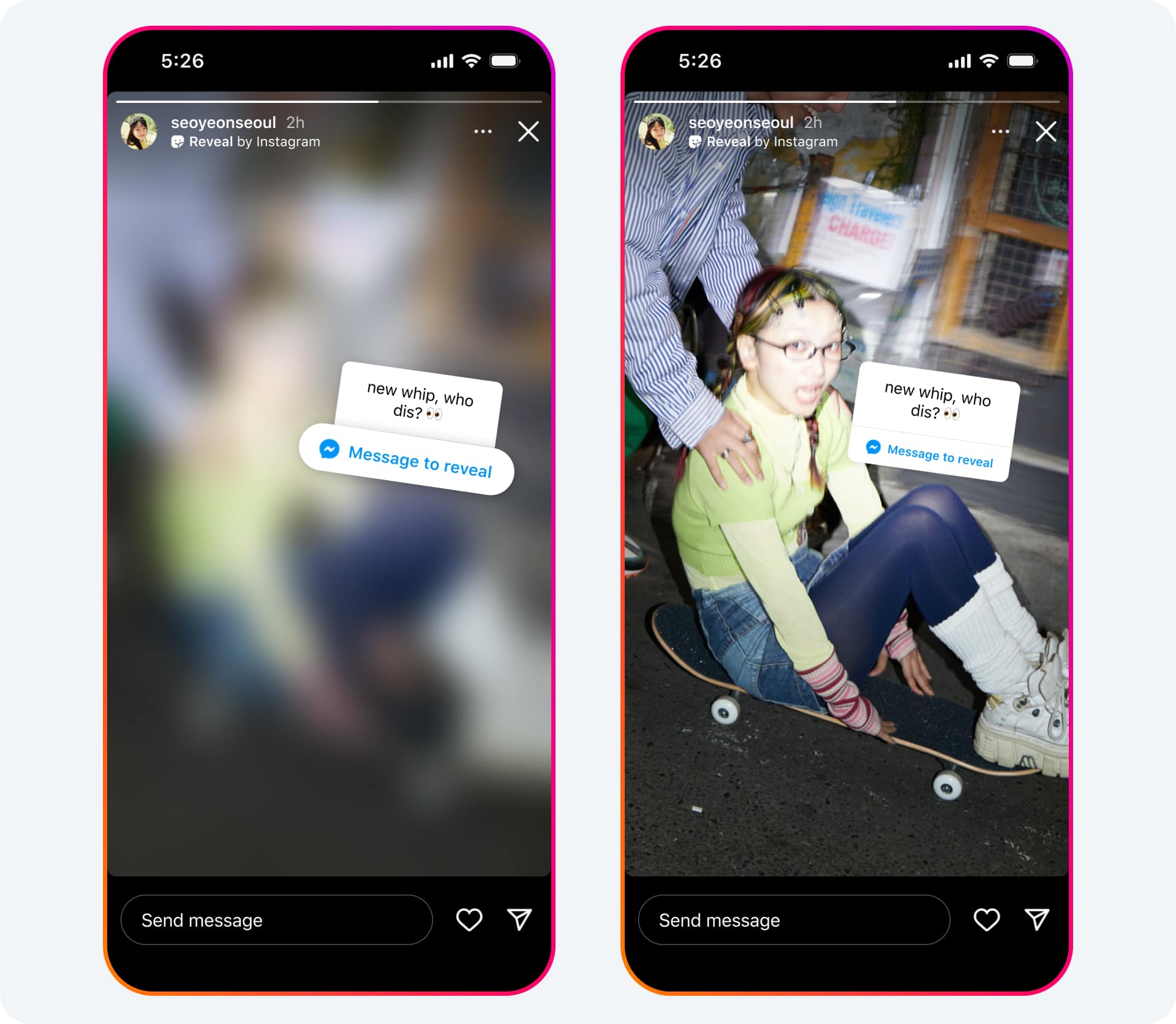 Adesivo Revelar do Instagram