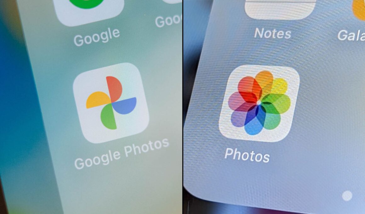 Fotos da Apple vs Google Fotos