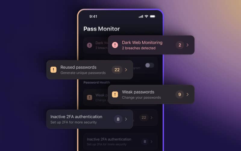 Pass Monitor do Proton Pass