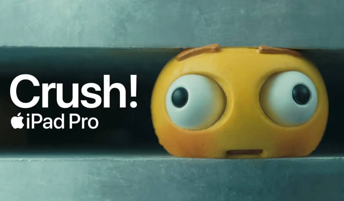 Comercial Crush! do novo iPad Pro