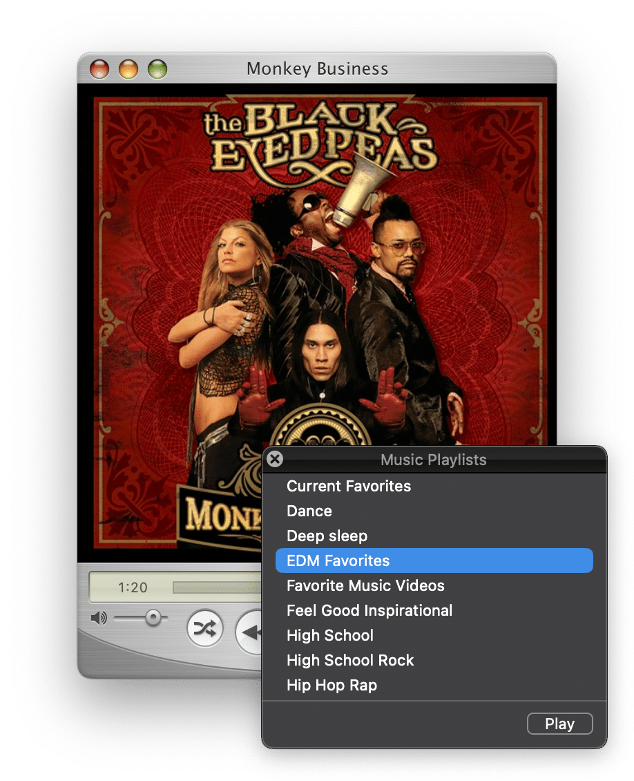 Interface do QuickTune