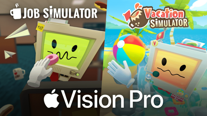 Job Simulator e Vacation Simulator, da Owlchemy Labs, chegam ao Vision Pro