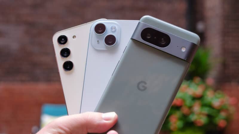 Google Pixel 8 vs. Samsung Galaxy S23 vs. iPhone 15