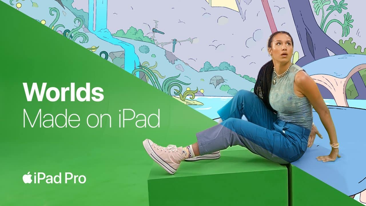 Comercial "Words Made on iPad", para promover os iPads Pro