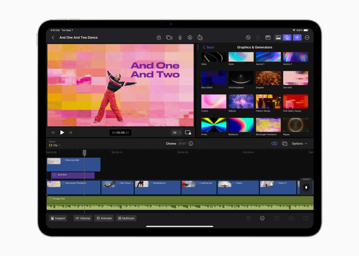 Final Cut Pro e Logic Pro para iPads ganham novas versões