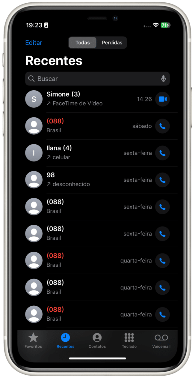 Calls icon in iOS 18