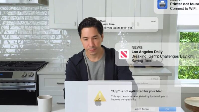Justin Long em comercial da Qualcomm que satiriza a Apple