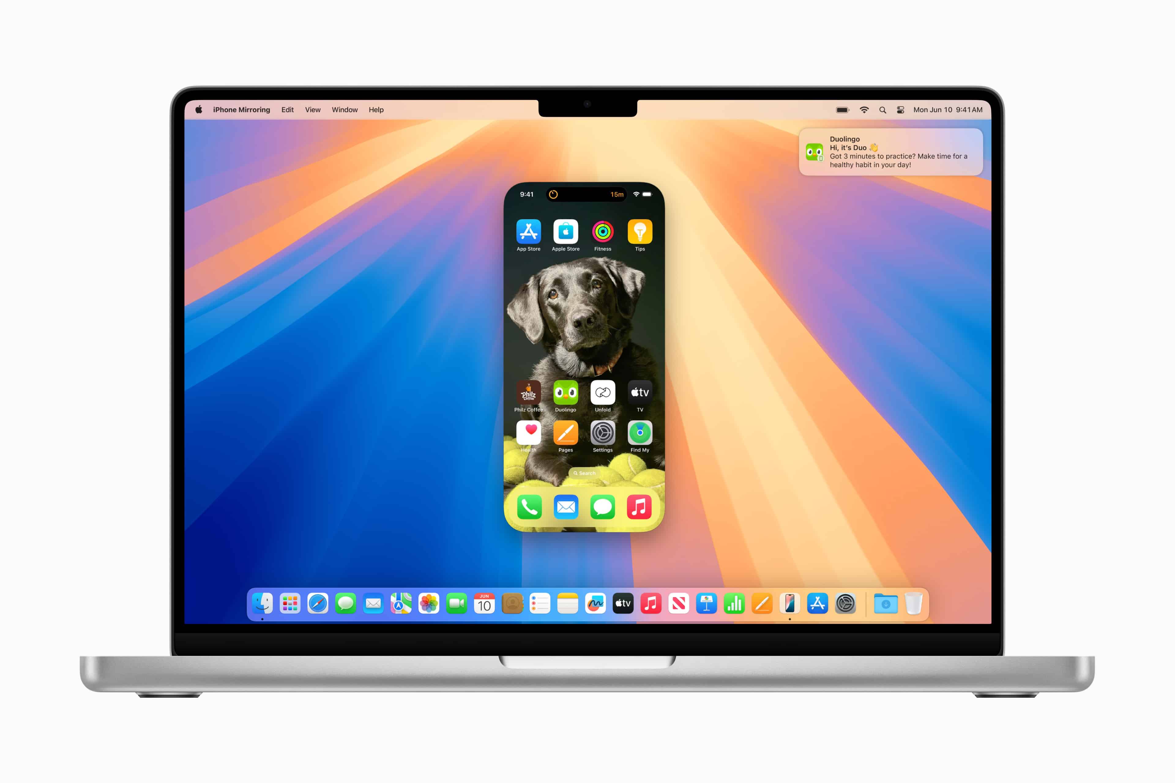 Espelhamento do iPhone (iPhone Mirroring) do macOS Sequoia 15