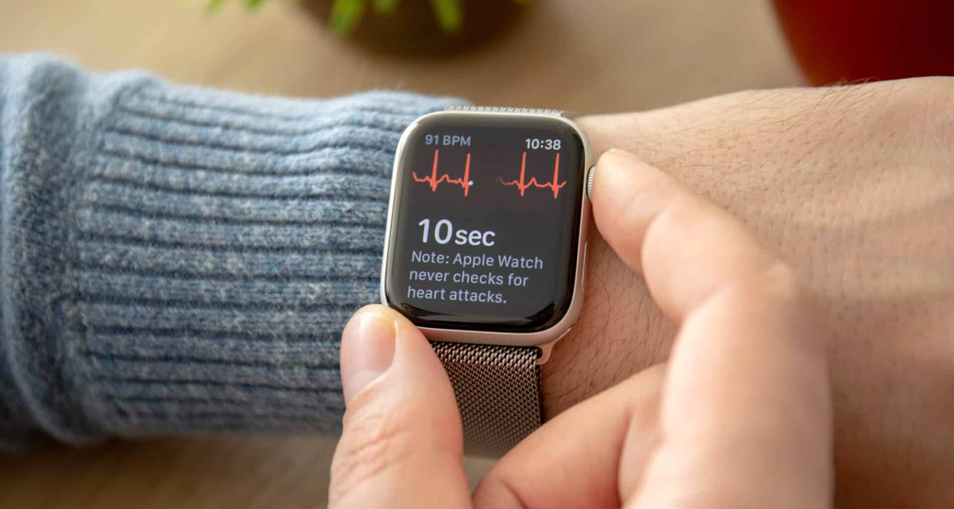 ECG em um Apple Watch