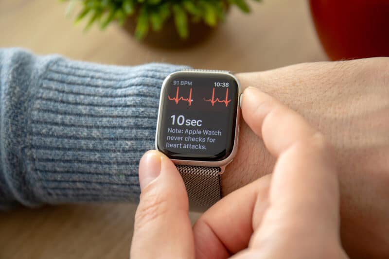 ECG em um Apple Watch