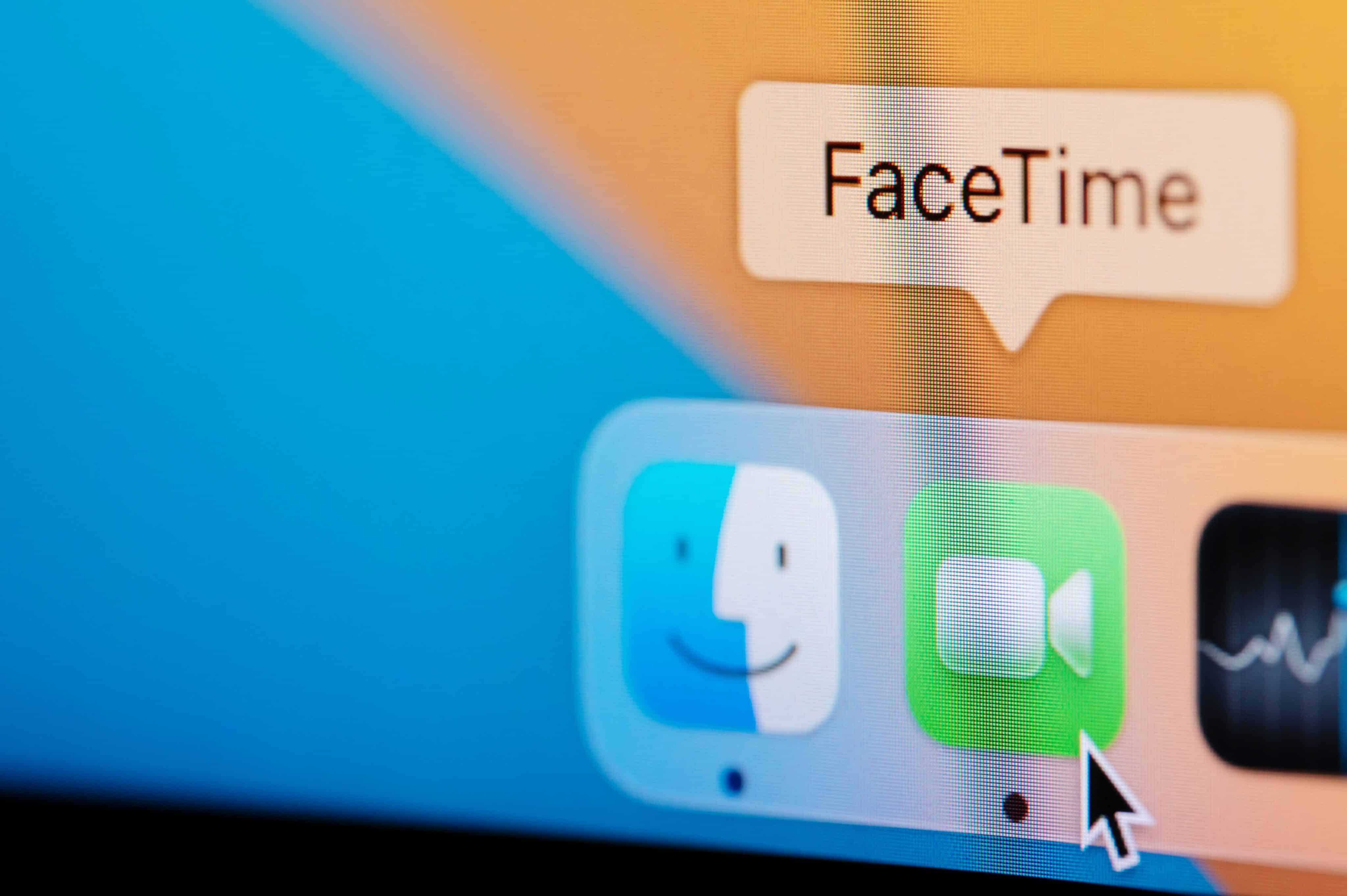 FaceTime no Dock do macOS