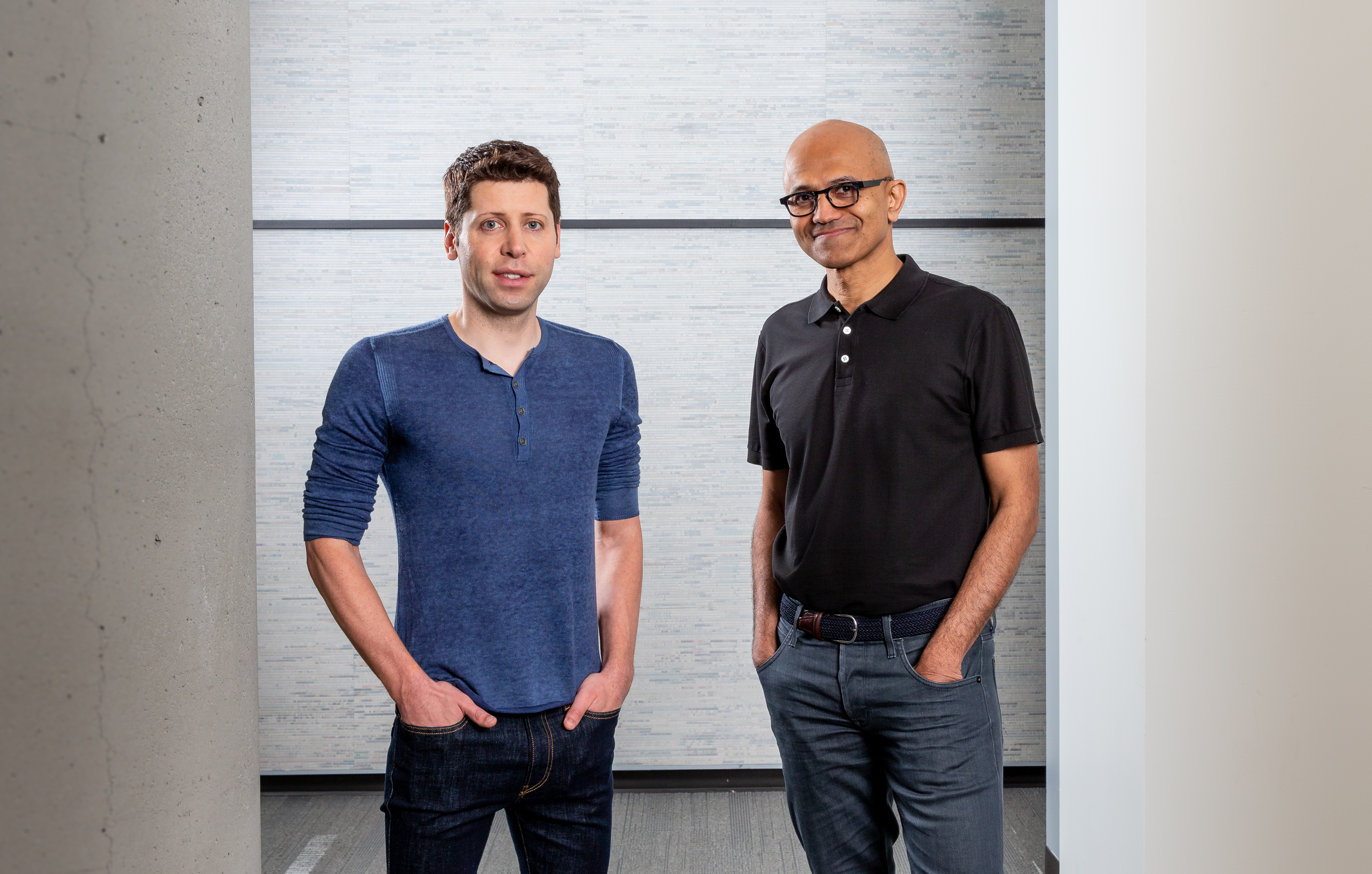 Sam Altman e Satya Nadella