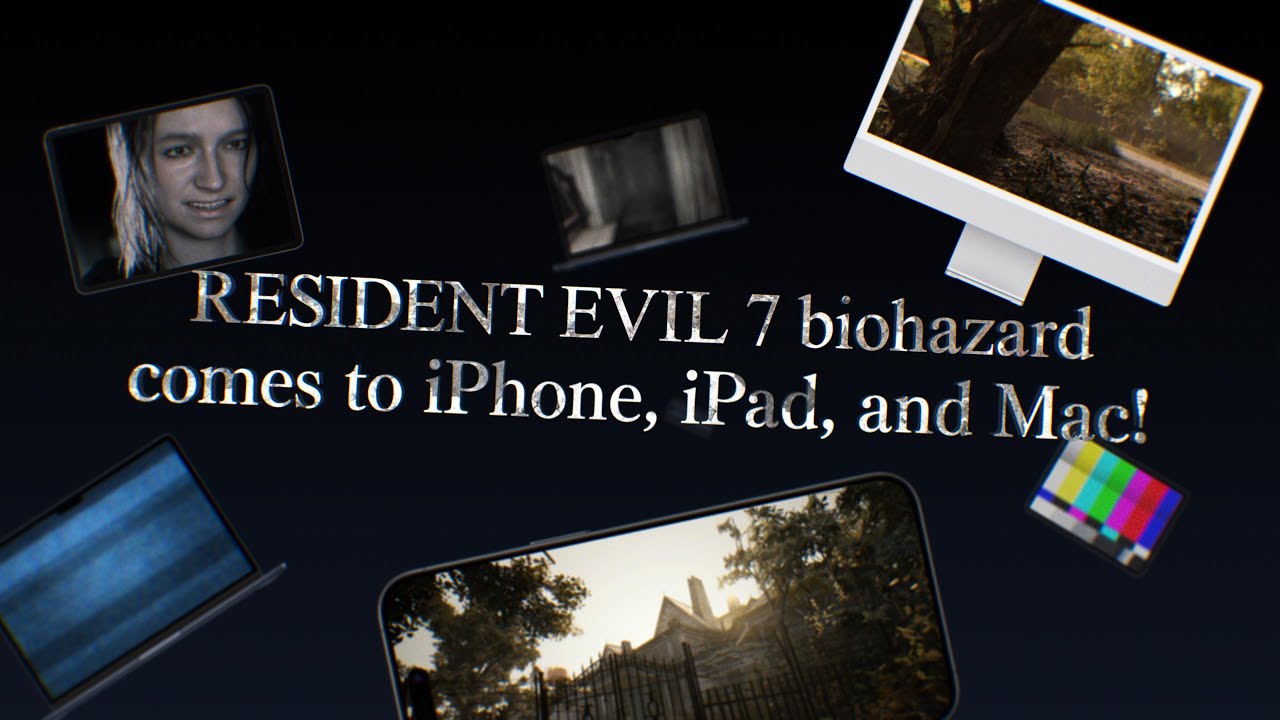 Lançamento de Resident Evil 7 biohazard para iPhone 15 Pro, Mac e iPad
