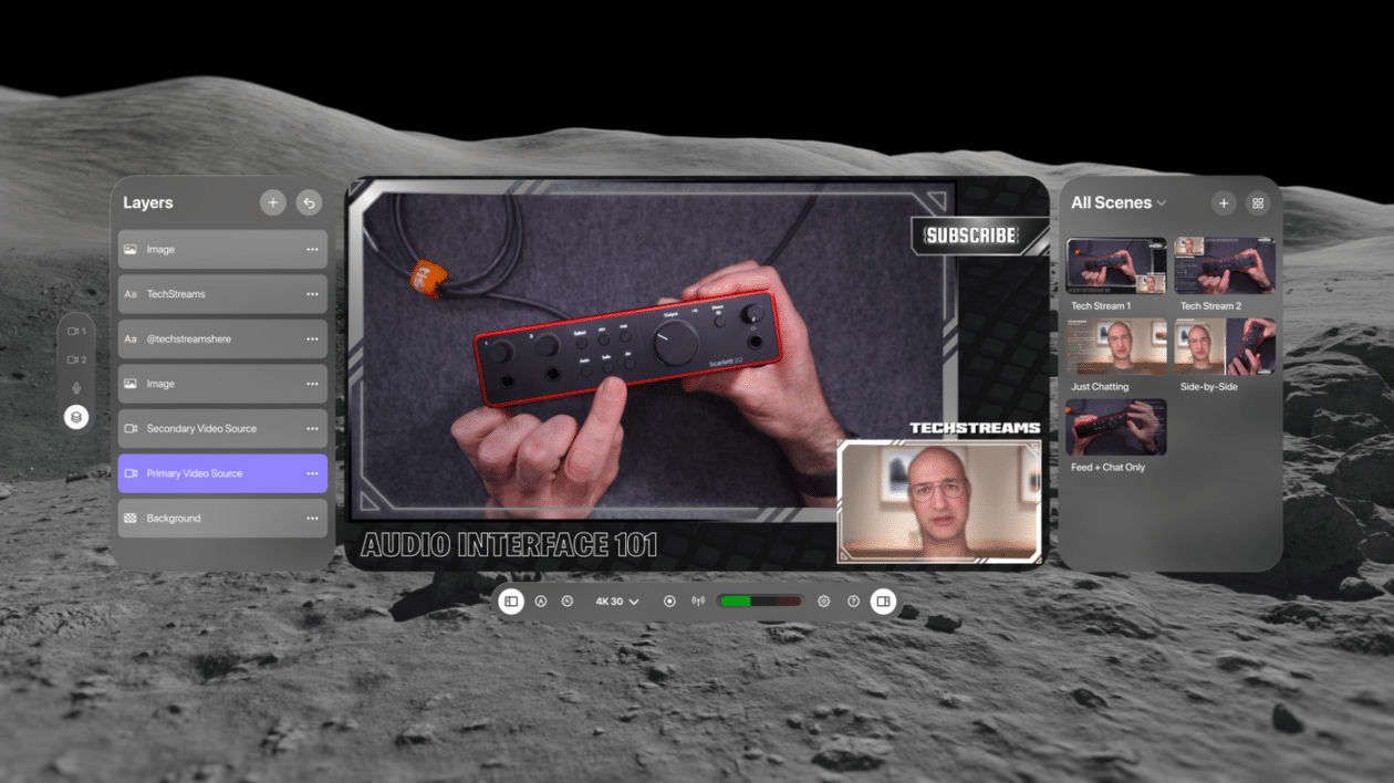 Camo Studio para Apple Vision Pro