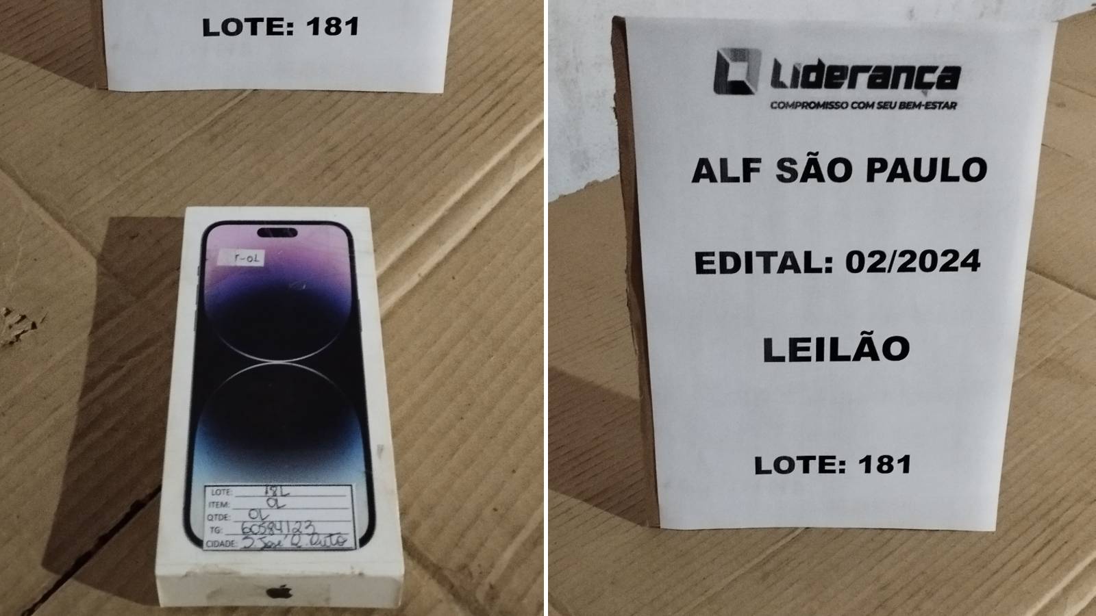 iPhone 14 Pro Max em Leilão da Receita Federal