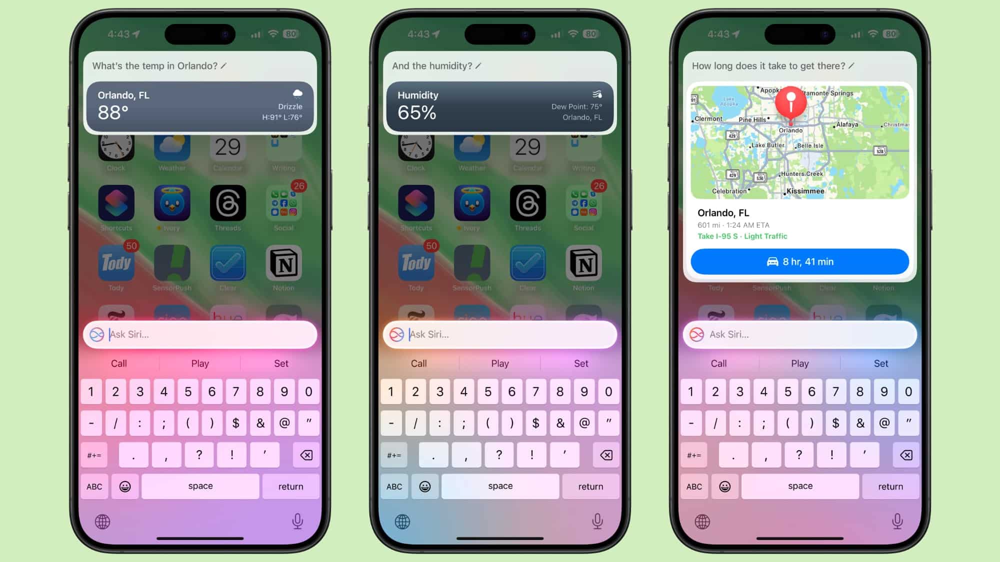 Siri com Apple Iintelligence no iOS 18.1