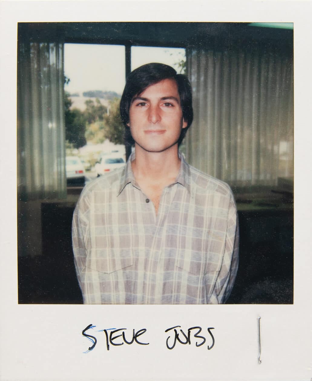 Polaroid de Steve Jobs em leilão