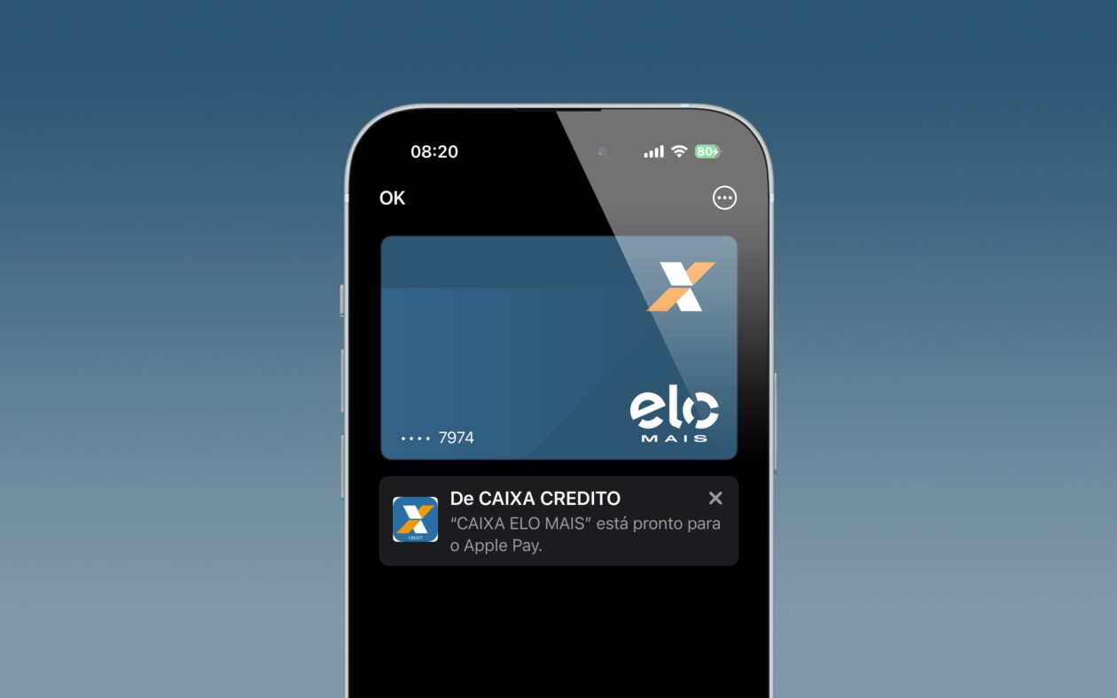 Cartão de crédito da Caixa (Elo) no app Carteira (Wallet)