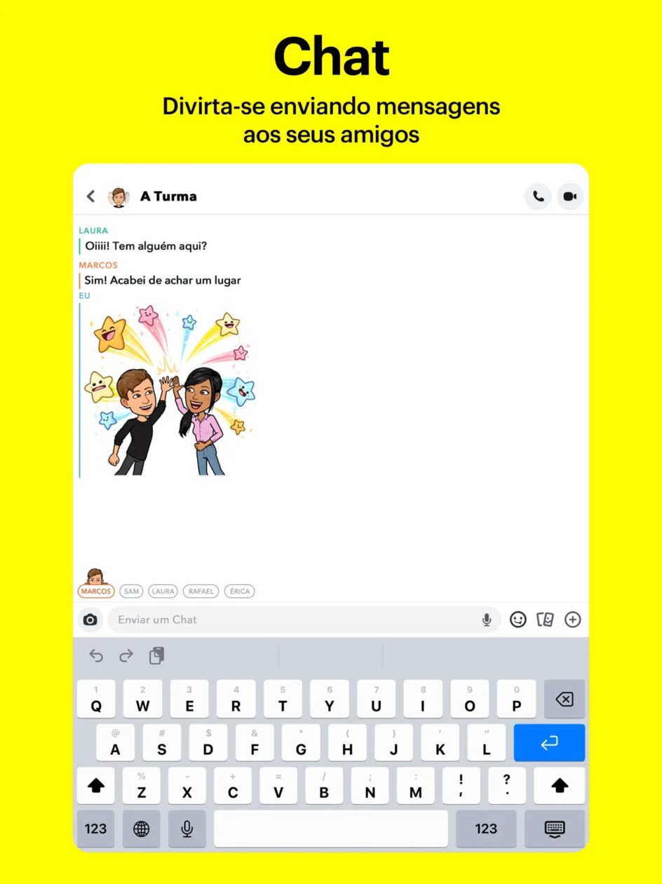 Snapchat para iPad