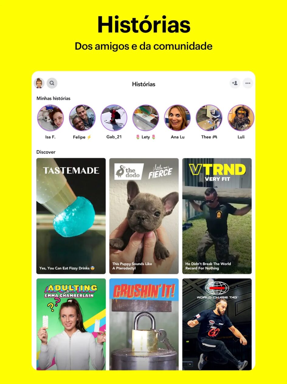 Snapchat para iPad