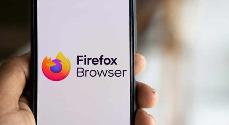 Firefox em um telefone