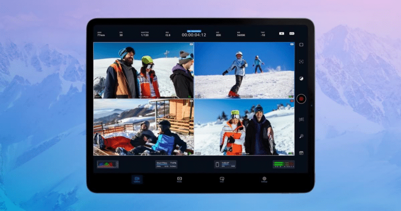 Blackmagic Camera 2.0 para iPad