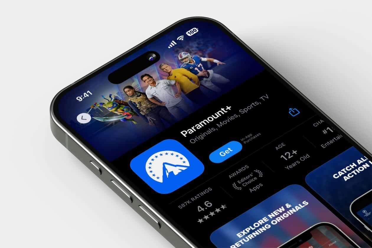 Aplicativo Paramount+ na App Store