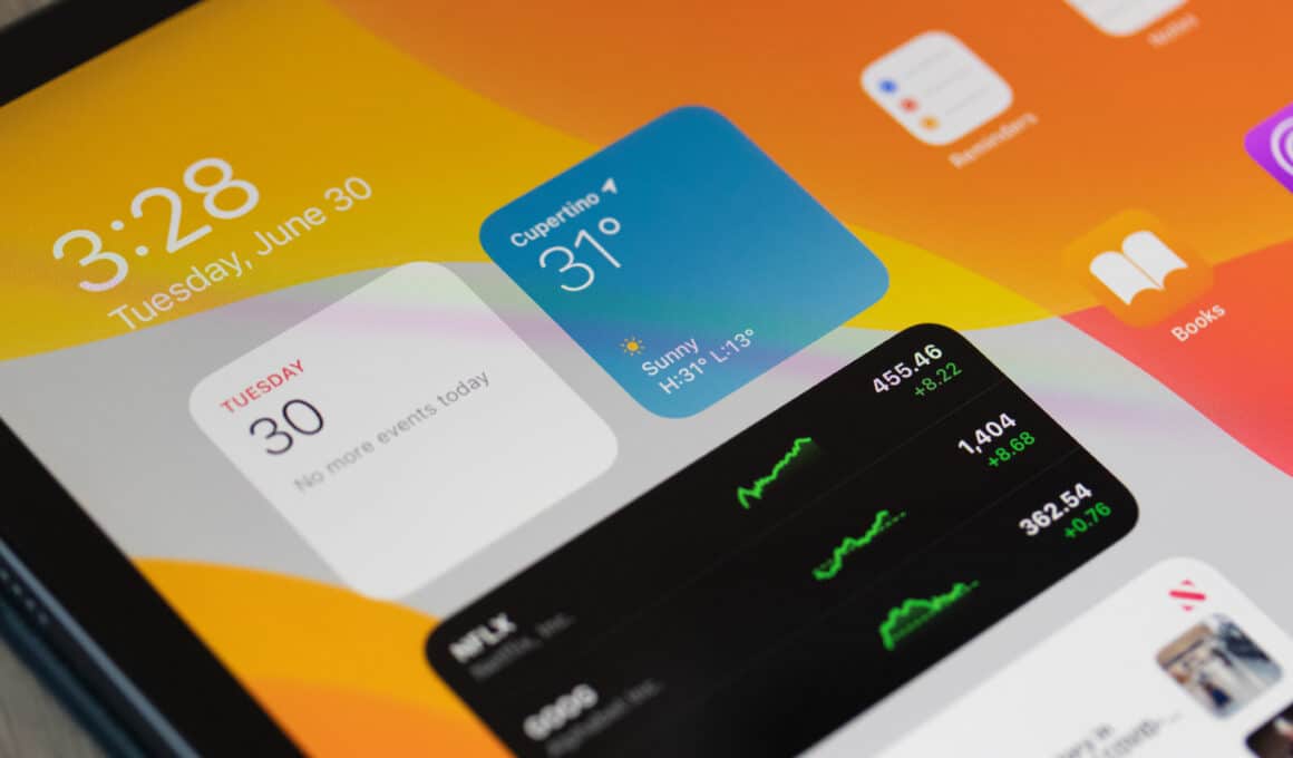 Widgets no iPadOS