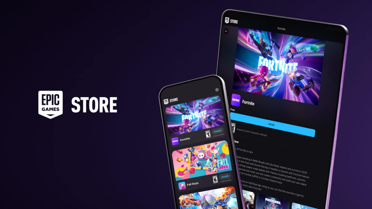 Epic Games Store no iPad