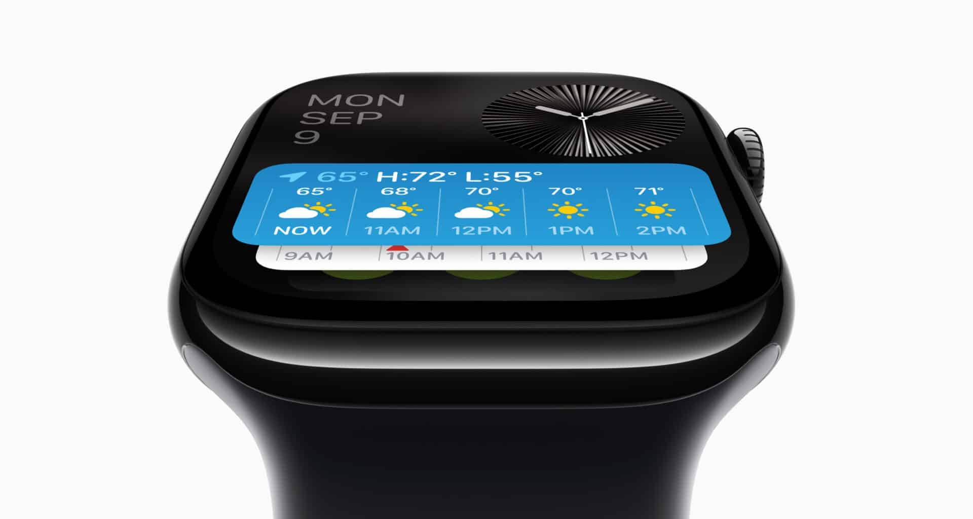Tela OLED ultra-angular do Apple Watch Series 10