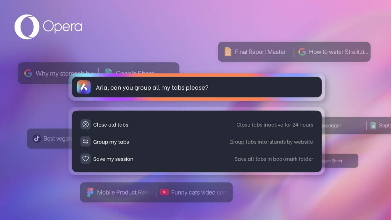 Tab Commands no Opera