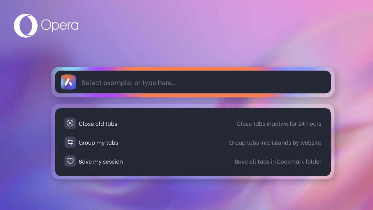 Tab Commands no Opera
