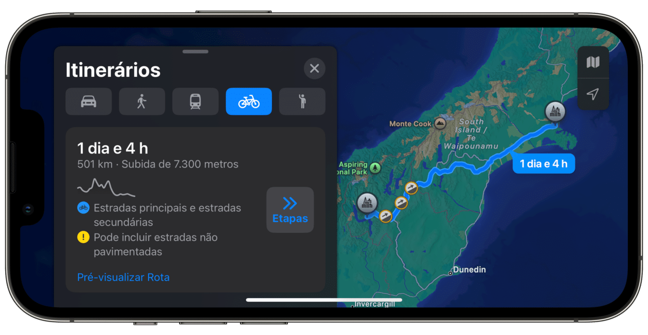 Rotas de bicicleta na Nova Zelândia