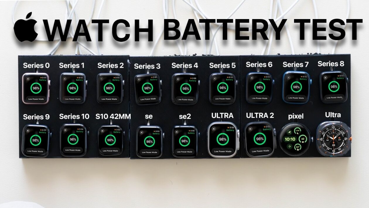 Apple Watch Ultra 2 wins battery test with all models already launched