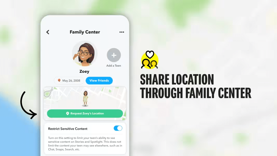 Snapchat Sharing Location Feature