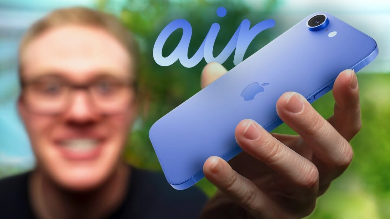 Conceito para o "iPhone 17 Air"