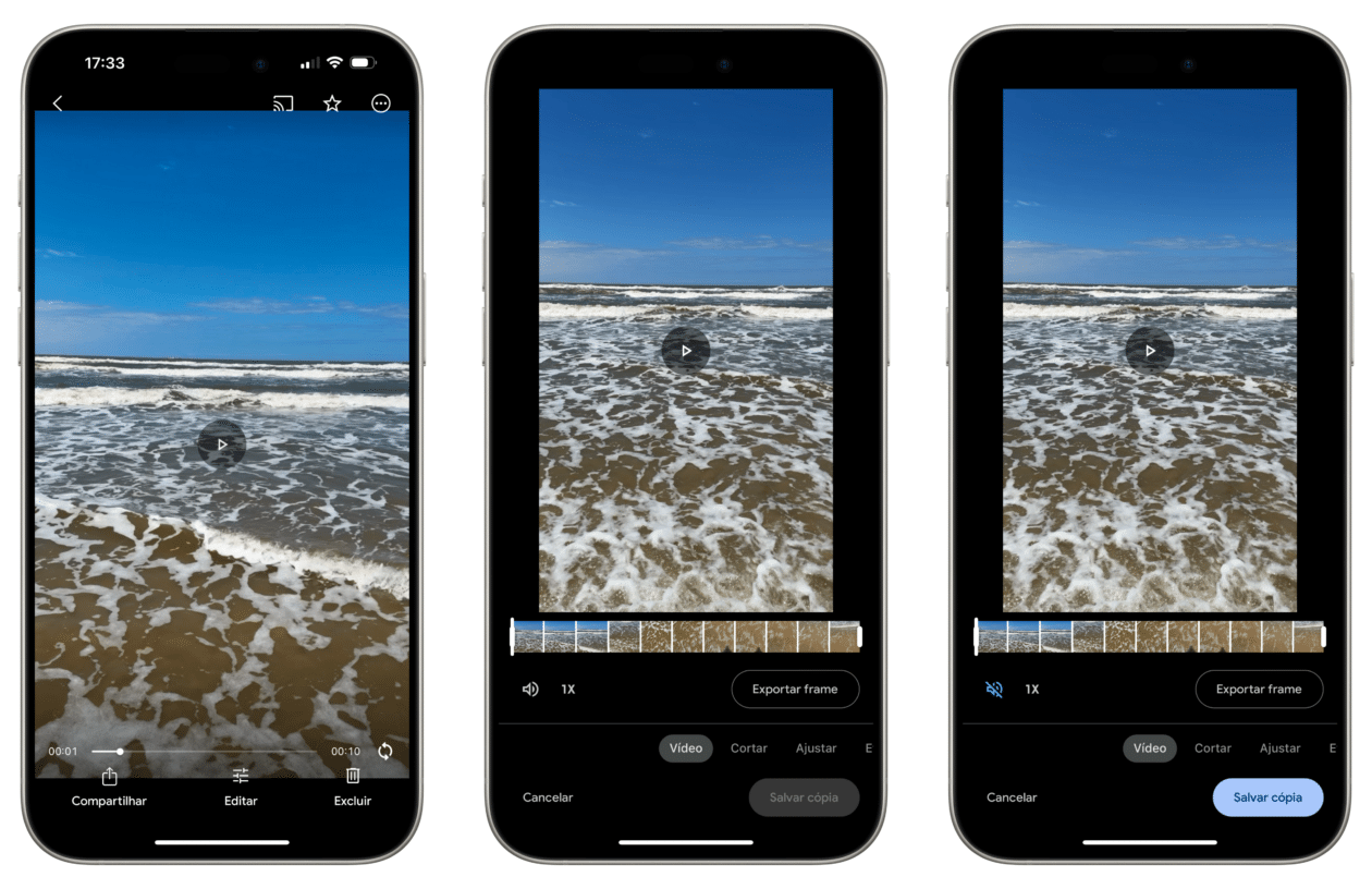 How to Save a Copy of a Muted Video in Google Photos [iPhone & iPad]