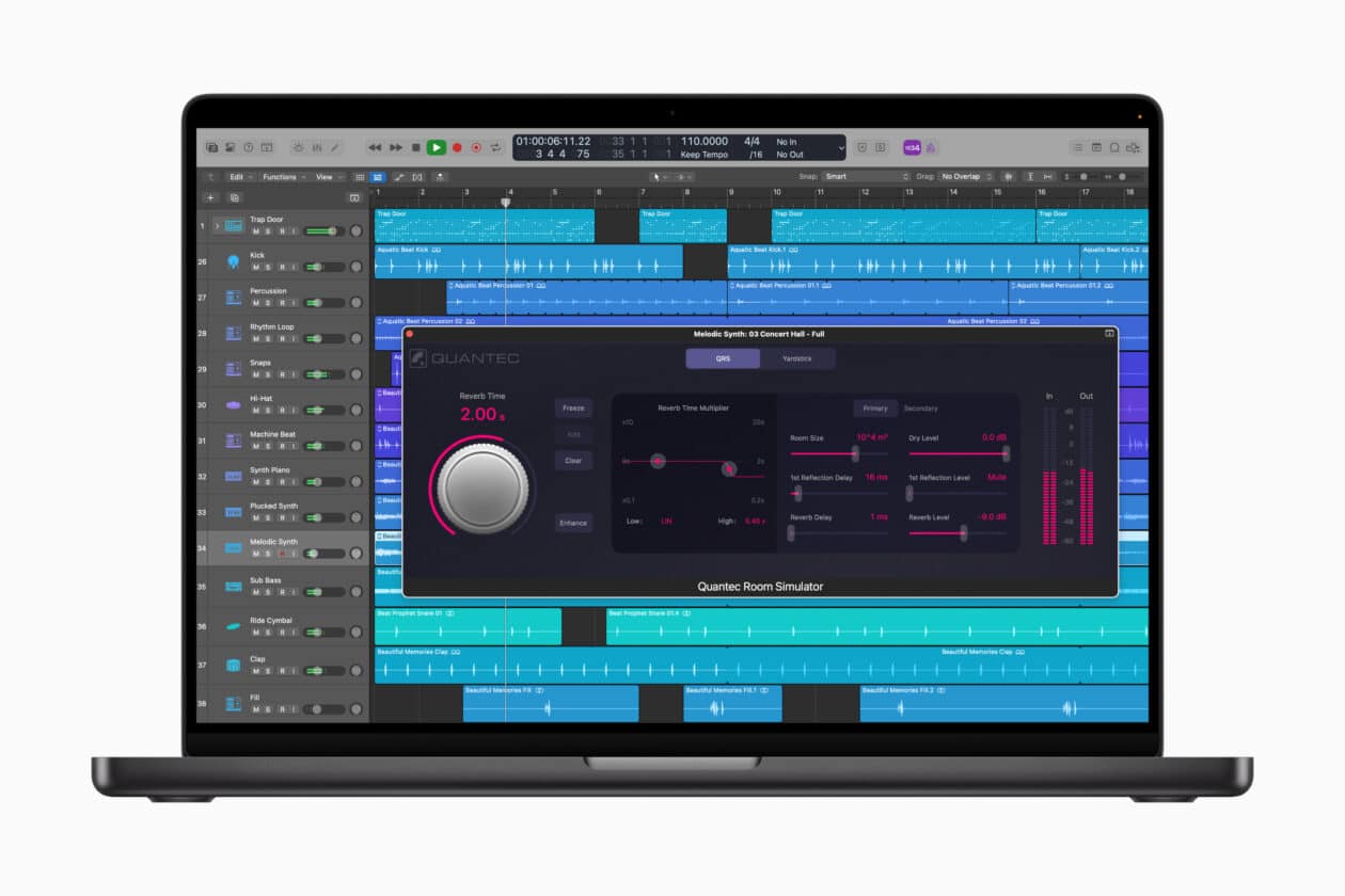 Logic Pro for Mac/iPad gains plugin with algorithms from the creator of Quantec