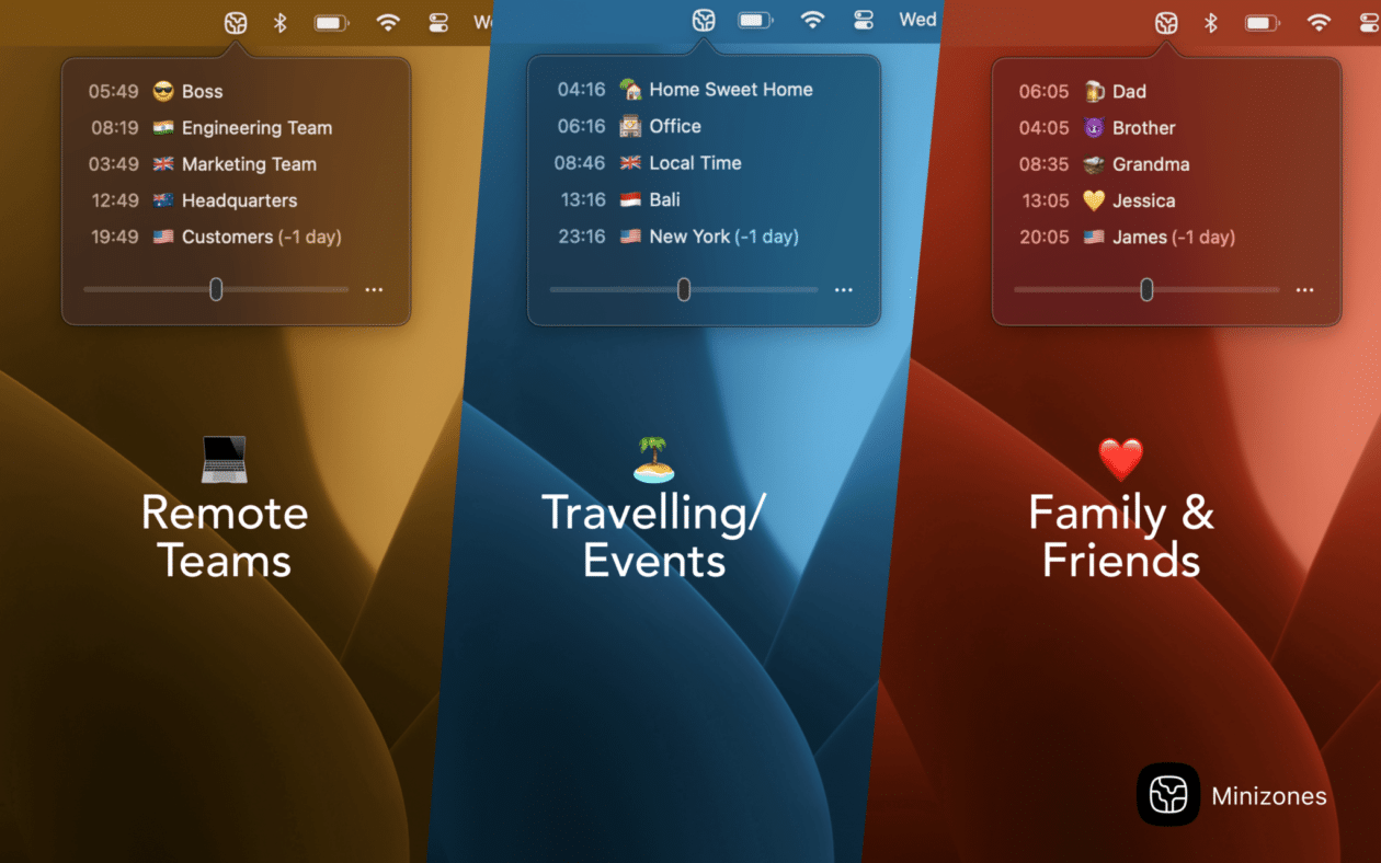 Minizones App: Easily Track Multiple Time Zones on Mac