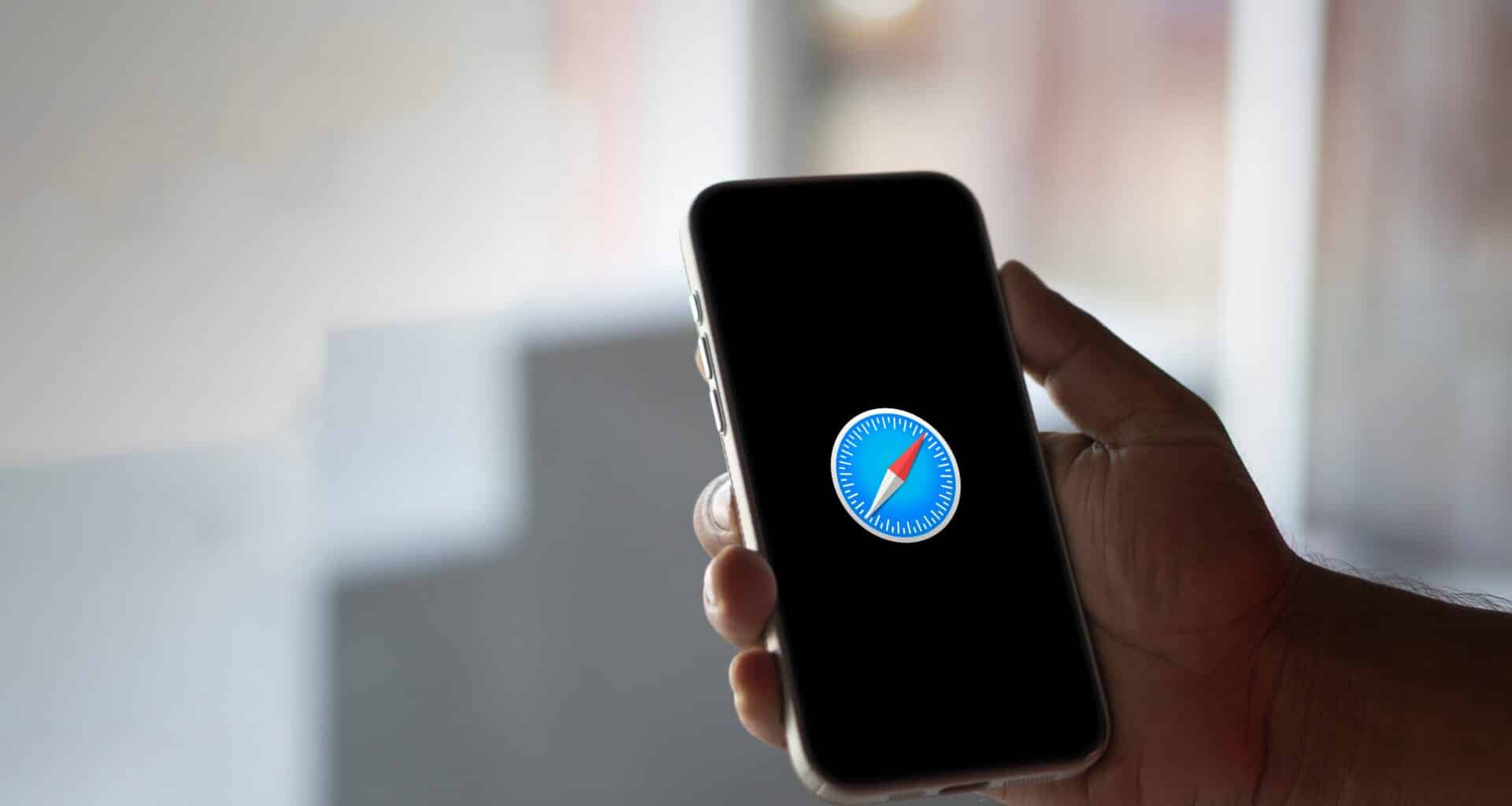 Ícone do Safari em um telefone