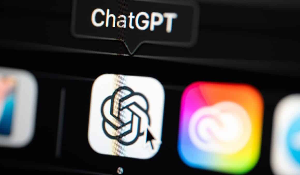 Ícone do app ChatGPT no Dock do macOS