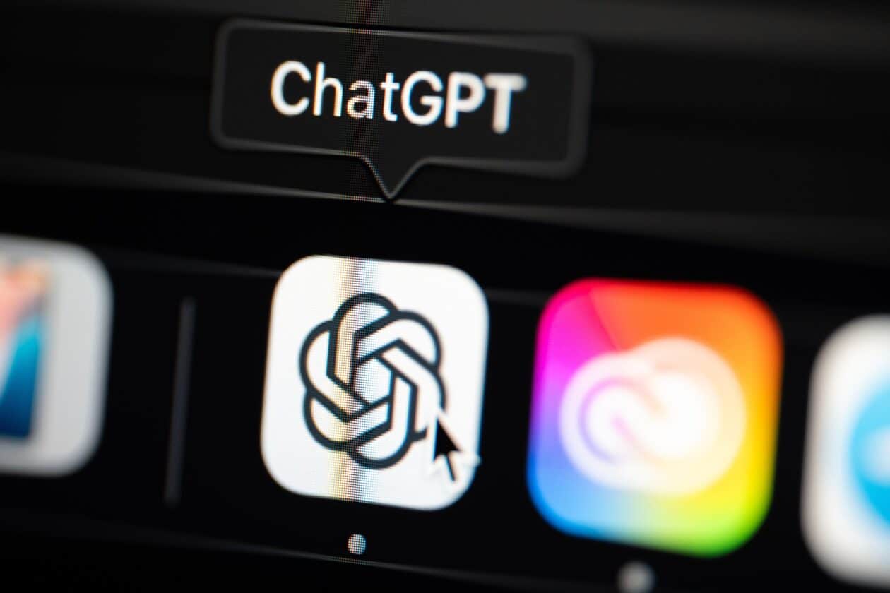 Ícone do app ChatGPT no Dock do macOS