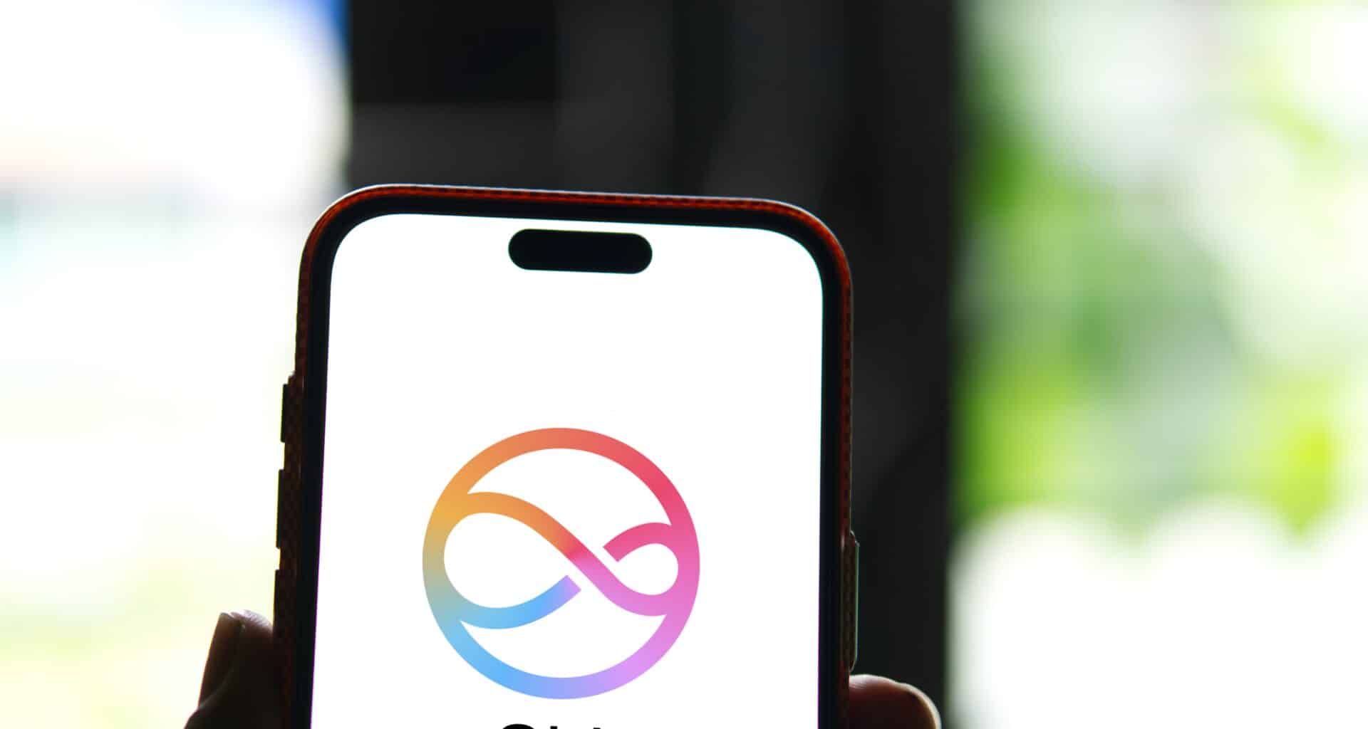 Logo da Siri no iPhone