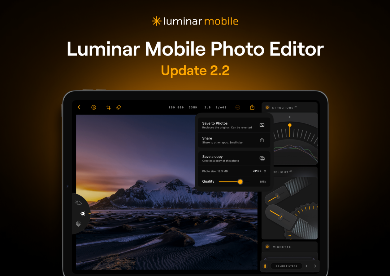 Luminar Mobile 2.2