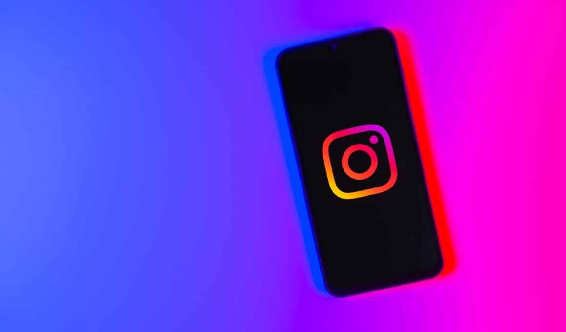 Logo do Instagram no iPhone