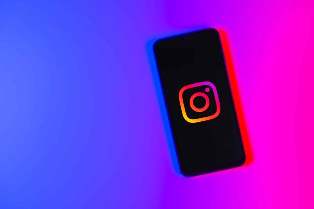 Logo do Instagram no iPhone