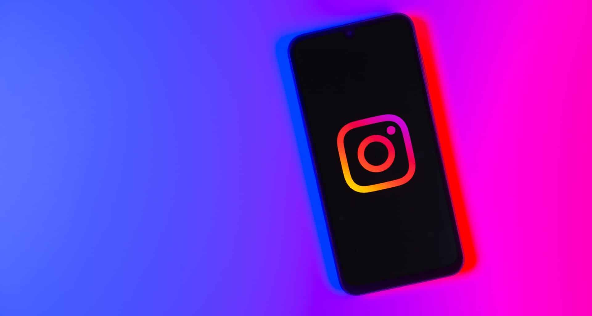 Logo do Instagram no iPhone