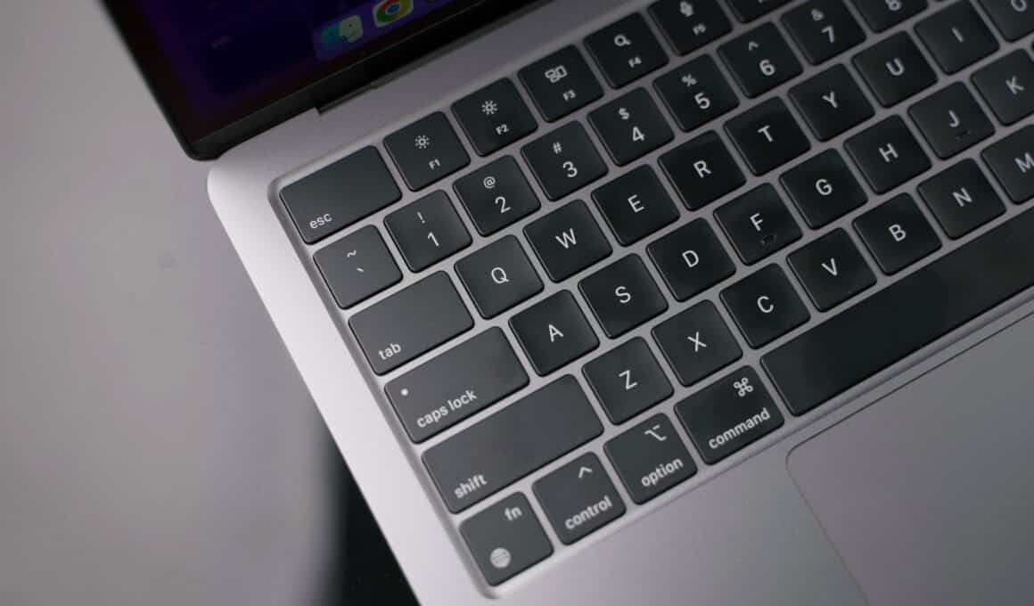 Teclado do MacBook Air