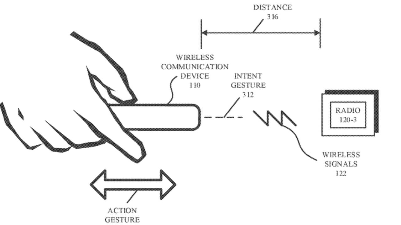 Patente da Apple para controlar dispositivos ao apontar